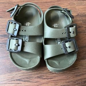 Toddler green Birkenstocks